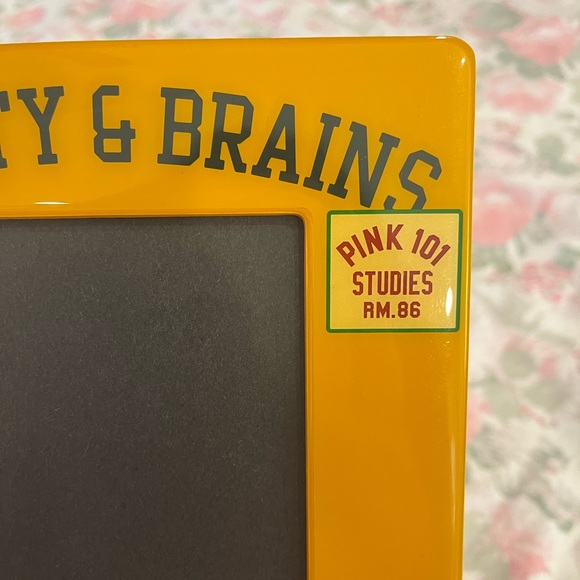 Victoria Secret PINK Beauty and Brains Vintage Picture Frame - Picture 3 of 7
